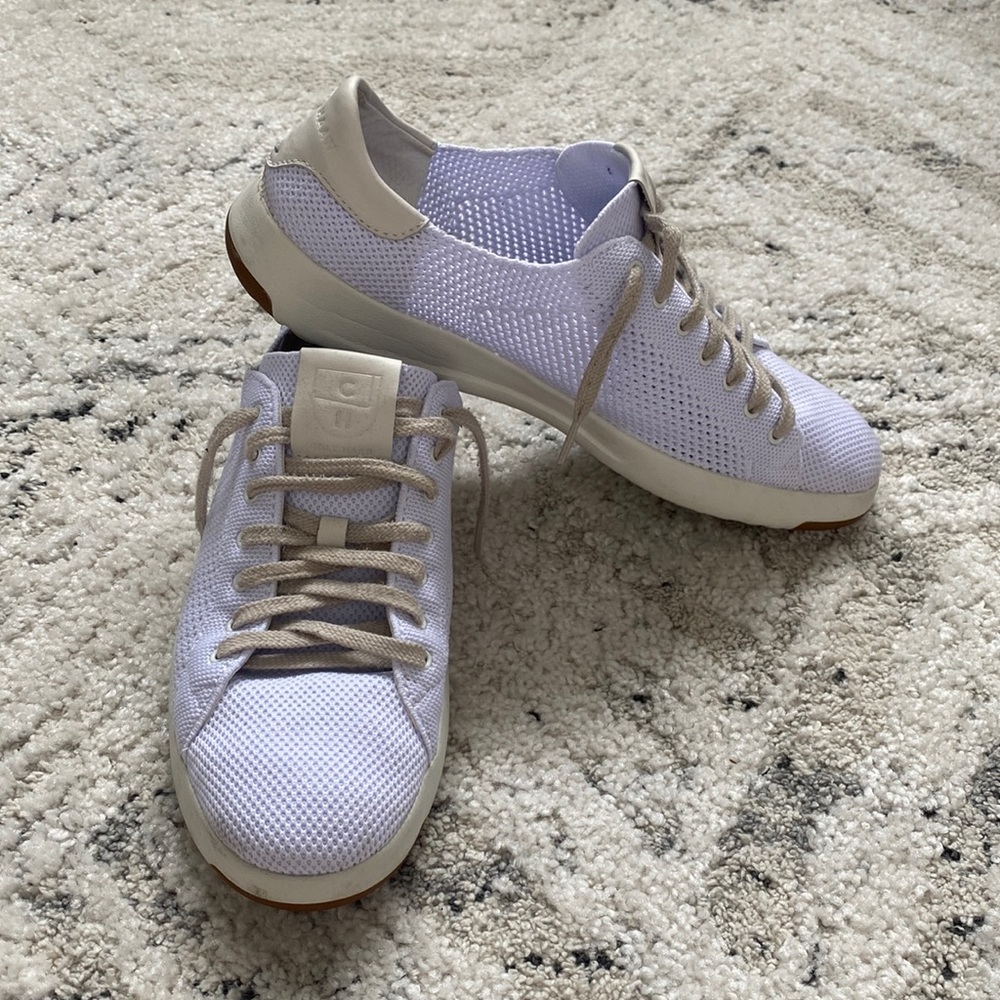 Mens Cole Haan Zero Grand White Casual Sneakers